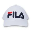 Casquette de baseball blanche Illa à visière rabattable