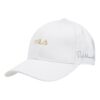 Casquette de baseball décontractée blanche pour homme avec logo Fila