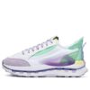 KM Shoes « Blanc, violet, aqua »