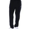 Pantalon de jogging Tavis noir à jambes droites et coutures contrastées