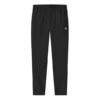 Pantalon de sport ample à motif logo athlétique, noir