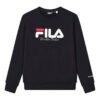 Pull à col rond avec logo classique « Noir Blanc »