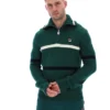 Pull à demi-zip en maille Camilo « Rain Forest »