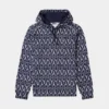 Sweat à capuche bleu nuit