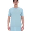T-shirt en maille texturée Don bleu sterling