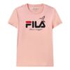 T-shirt à manches courtes rose « Logo Alphabet Sports » agréable au toucher