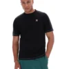 T-shirt noir Trey à coutures contrastées