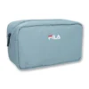 Trousse de toilette grise avec logo