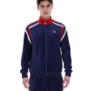 Veste de survêtement Fila Gabriele bleu marine à empiècements contrastés