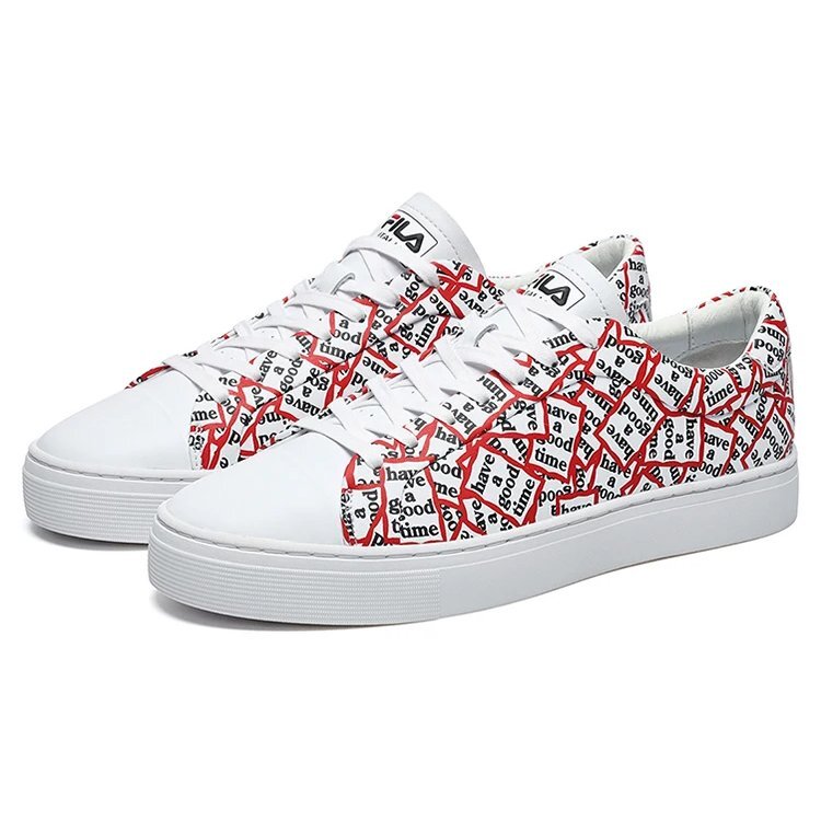 1911 x HAGT Chaussures de skate « Red White »