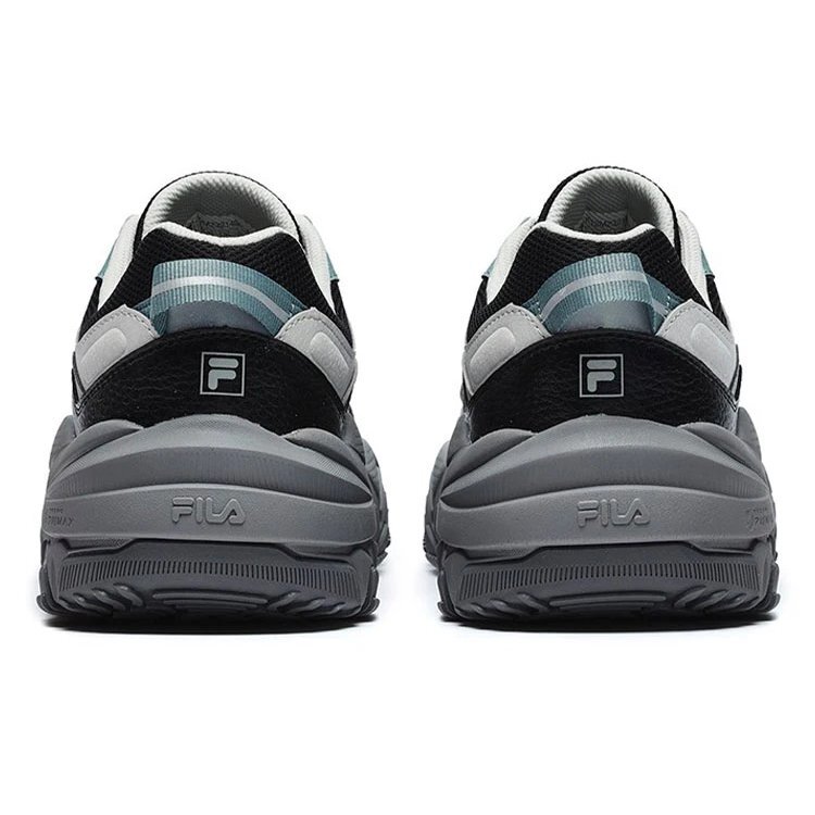 2 Baskets de course « Blanc Gris Vert »