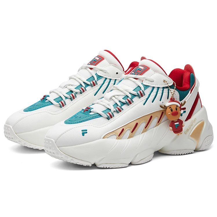 Ade XMS Bas Blanc/Vert/Rouge