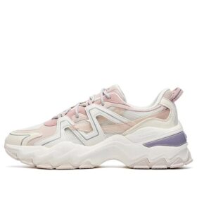 Baskets Aurora « Blanc Rose Violet »