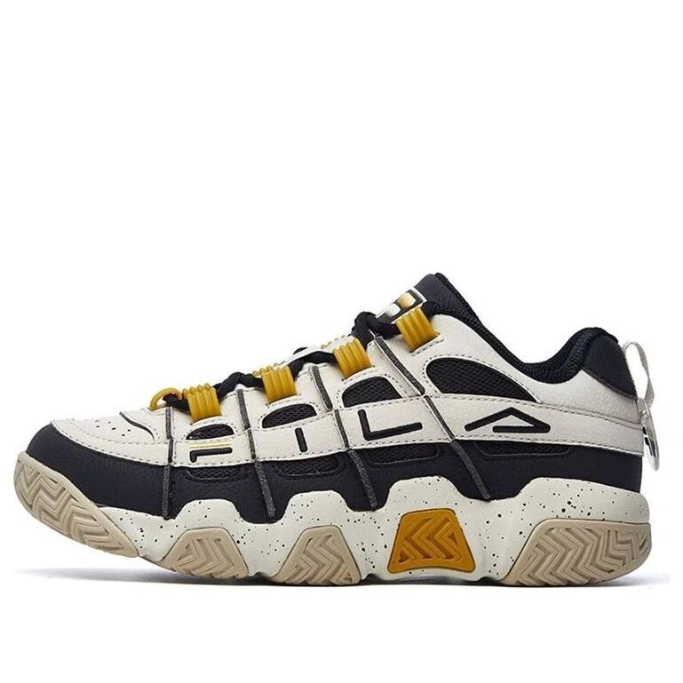 Baskets Barricade Low « Blanc Noir Jaune »