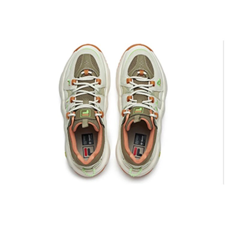 Baskets Barricade Low « Vert Blanc Orange »