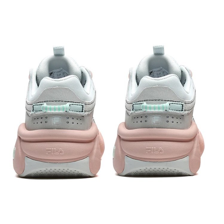 Baskets basses Barricade « Gris, rose et blanc »