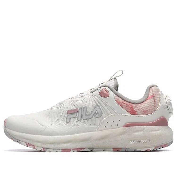 Baskets basses en polaire « White Pink »