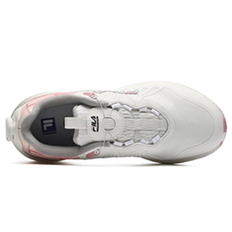 Baskets basses en polaire « White Pink »