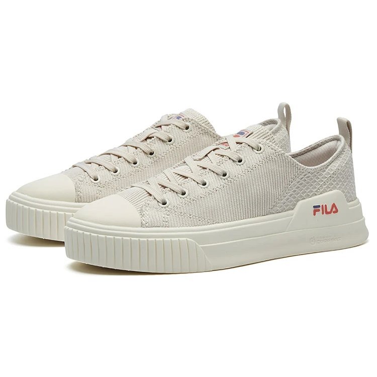 Baskets basses Fashion Court, couleur crème/blanc