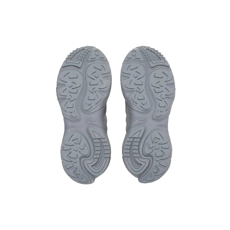 Baskets basses Tenor City au design imposant, gris
