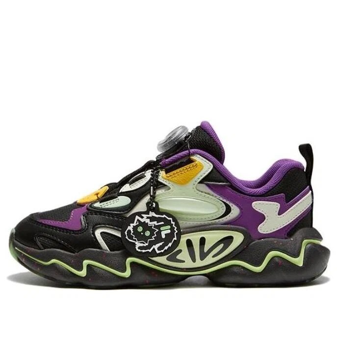 Baskets Boa « Violet Noir Vert »