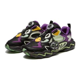 Baskets Boa « Violet Noir Vert »