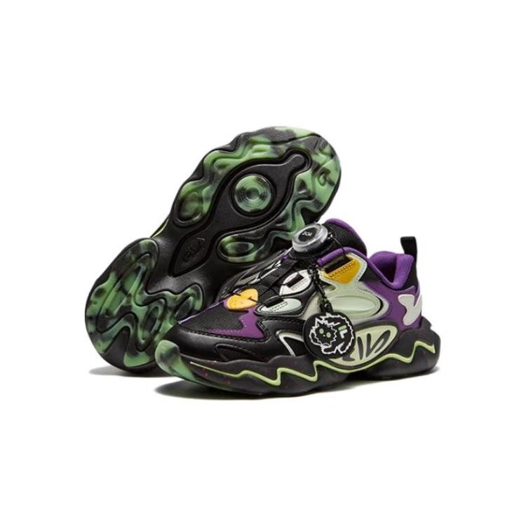 Baskets Boa « Violet Noir Vert »