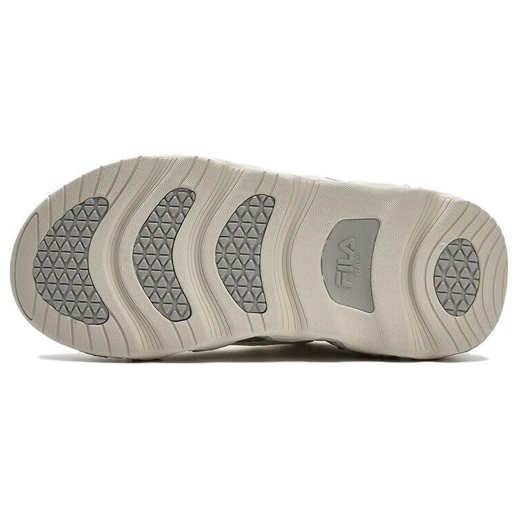 Baskets chunky CROISSANT « Gris Blanc »