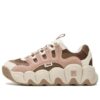 Baskets chunky CROISSANT « Rose-marron »