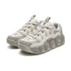 Baskets chunky CROISSANT « White Grey »