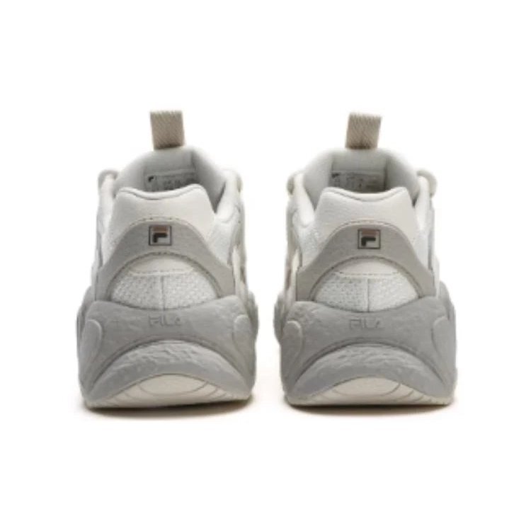 Baskets chunky CROISSANT « White Grey »