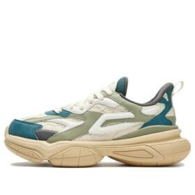 Baskets chunky NUCLEO ICONA « White Green Teal »
