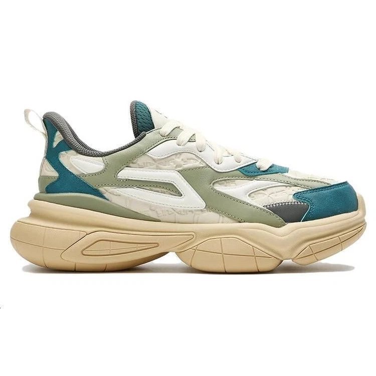 Baskets chunky NUCLEO ICONA « White Green Teal »