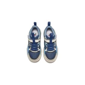 Baskets décontractées « Blanc, bleu, beige »