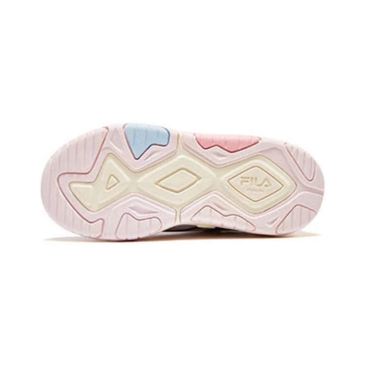 Baskets décontractées « Blanc Bleu Rose »