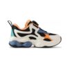 Baskets décontractées « Blanc Orange Bleu »