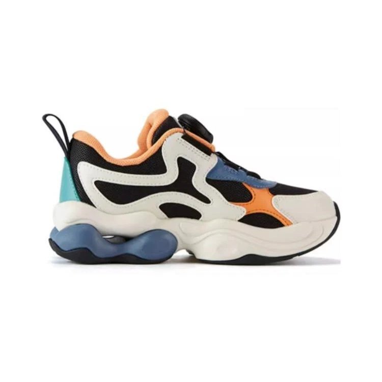 Baskets décontractées « Blanc Orange Bleu »