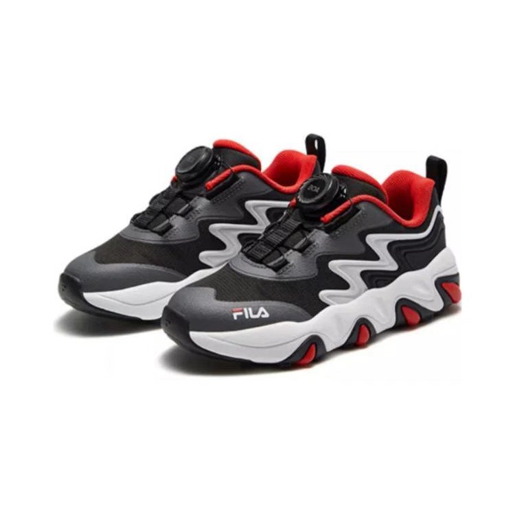 Baskets décontractées Essential « Noir Gris Rouge »