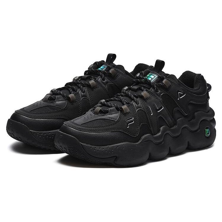 Baskets de basket-ball rétro Panini Low « Black »