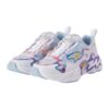 Baskets de course BOA « Blanc Bleu Rose »