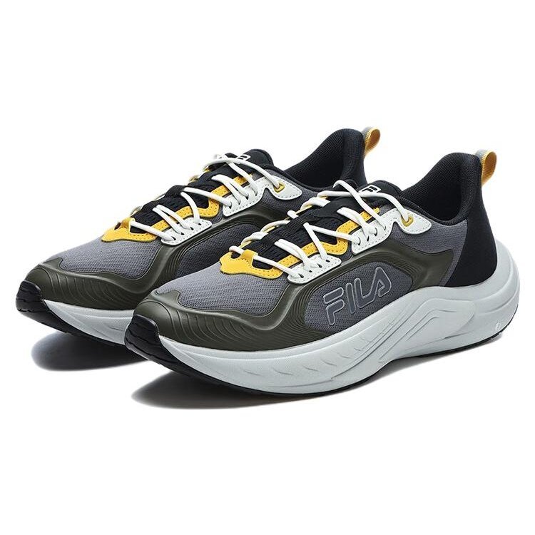 Baskets de course Wolf « Gris Vert Noir »