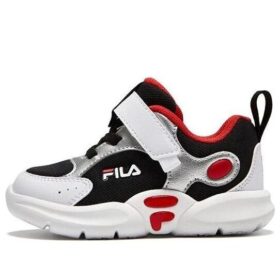 Baskets de sport « Argent Noir Rouge »