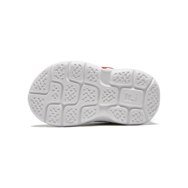 Baskets de sport « Argent Noir Rouge »