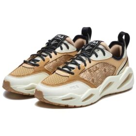 Baskets de sport « Beige Blanc »