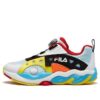 Baskets de sport « Blanc Bleu Jaune »