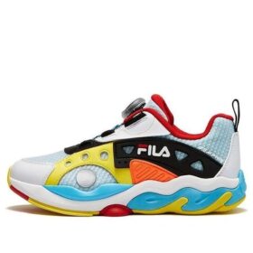 Baskets de sport « Blanc Bleu Jaune »