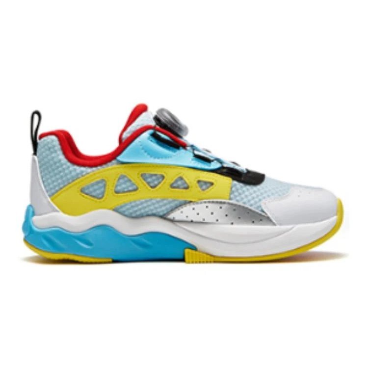Baskets de sport « Blanc Bleu Jaune »