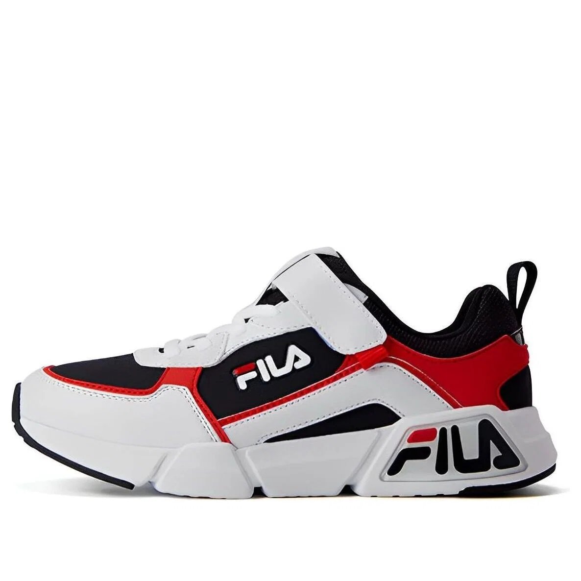 Baskets de sport « Blanc Noir Rouge »
