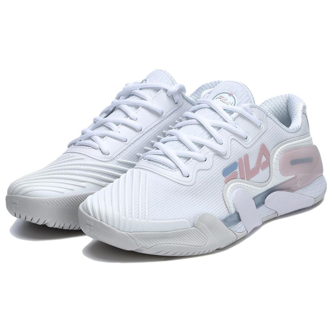 Baskets de sport POTENZA « Blanc Rose Bleu »