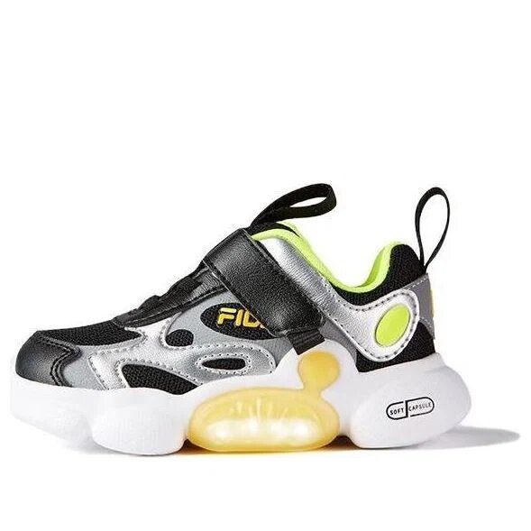 Baskets de sport « Silver Black Green »